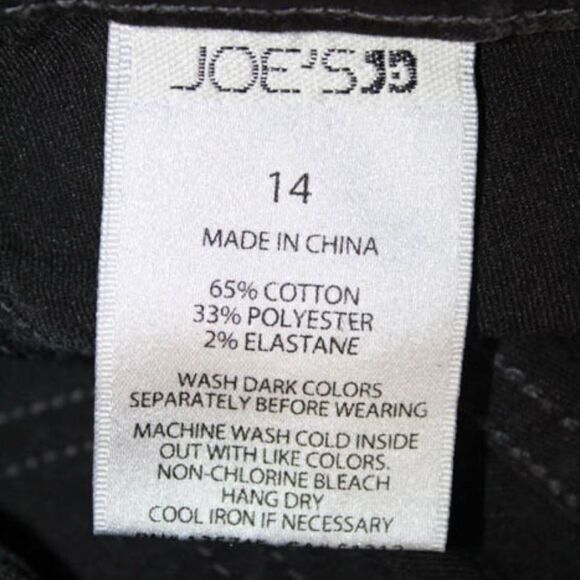 Joe's Jeans Girls Acid Washed Gray Skinny Jeans 14 - Picture 5 of 5